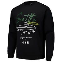 Sweat-shirt unisexe round21 noir Seattle Storm Bloom Crew