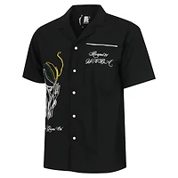 T-shirt de bowling unisexe noir à boutons ronds 21 Seattle Storm Lucky Strike