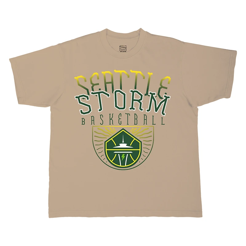 T-shirt unisexe Stadium Essentials Sand Seattle Storm Rays Up Urban Premium coupe décontractée