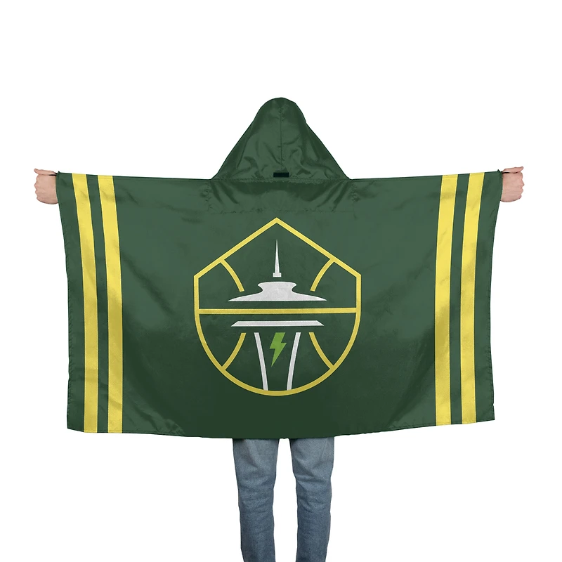 Drapeau à capuche WinCraft Seattle Storm 3' x 5'