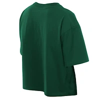 T-shirt New Era vert Seattle Storm pour femme, édition limitée WNBA Draft 2026, coupe carrée.