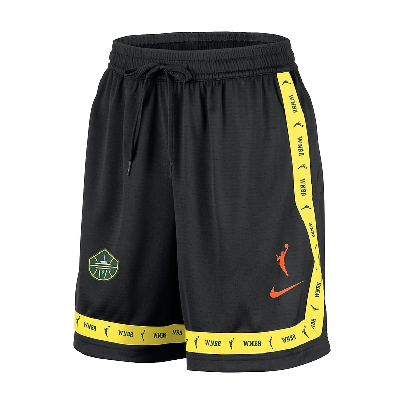 Short d'entraînement Nike Seattle Storm Crossover noir pour femme