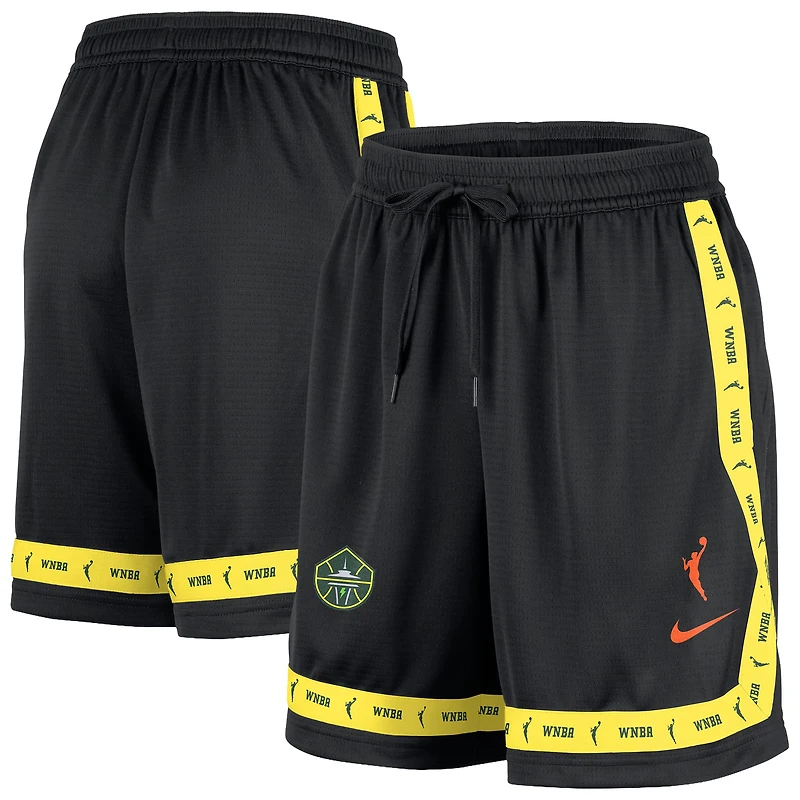 Short d'entraînement Nike Seattle Storm Crossover noir pour femme
