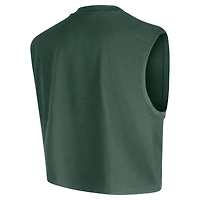 Women's Nike Green Seattle Storm 2026 Authentic On-Court Sleeveless Cropped T-Shirt