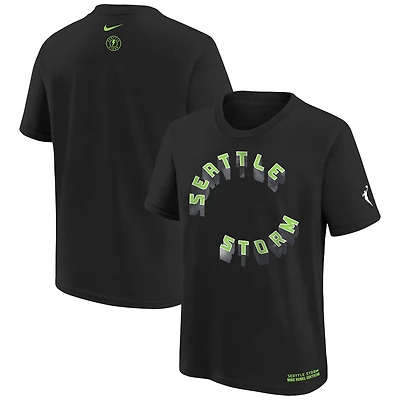 Youth Nike Black Seattle Storm Rebel Edition T-Shirt