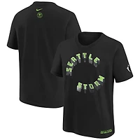 Youth Nike  Black Seattle Storm Rebel Edition T-Shirt
