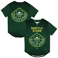 Maillot de mode en maille vert Outerstuff pour jeunes, mascotte Seattle Storm.