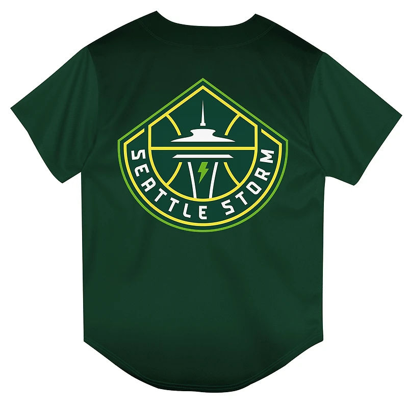 Youth Outerstuff Green Seattle Storm Mascot Friend Mesh Fashion Jersey
