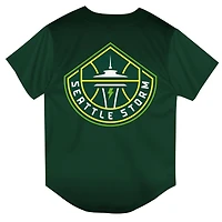Youth Outerstuff  Green Seattle Storm Mascot Friend Mesh Fashion Jersey