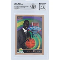 Gary Payton Seattle SuperSonics Autographié 1990-91 Skybox Série 1 #365 Beckett Fanatics Witnessed Authenticated 10 Rookie Card