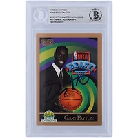 Gary Payton Seattle SuperSonics Autographed 1990-91 Skybox Series 1 #365 Beckett Fanatics Witnessed Authenticated Rookie Card