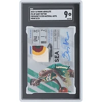 Gary Payton Seattle SuperSonics Autographed 2015-16 Panini Absolute Frequent Flyer Quad-Color Relic #FR-GP #8/25 SGC Authenticated 9 Card