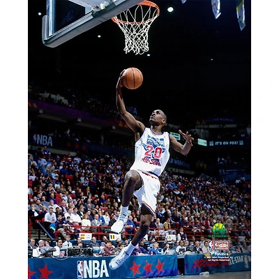 Gary Payton Seattle SuperSonics Unsigned Hardwood Classics 1994 All-Star Game Photograph