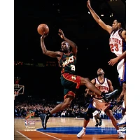Photographie non signée de Gary Payton Seattle SuperSonics Hardwood Classics Drive and Pass