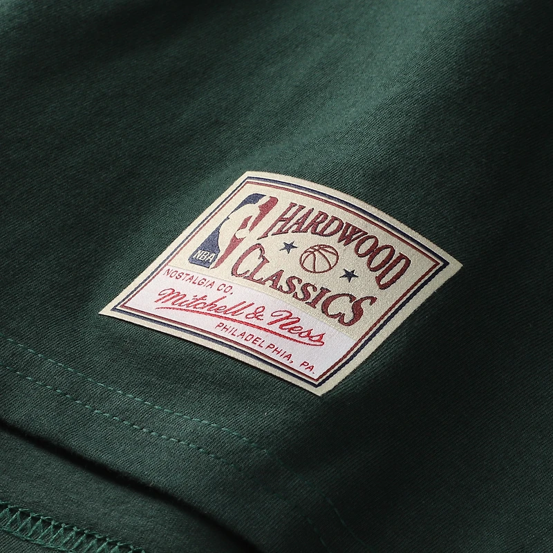 T-shirt Mitchell & Ness Gary Payton vert Seattle SuperSonics Hardwood Classics pour homme, avec nom et numéro brodés