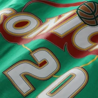 Men's Mitchell & Ness Gary Payton Green Seattle SuperSonics Hardwood Classics Stitch Player Name Number T-Shirt