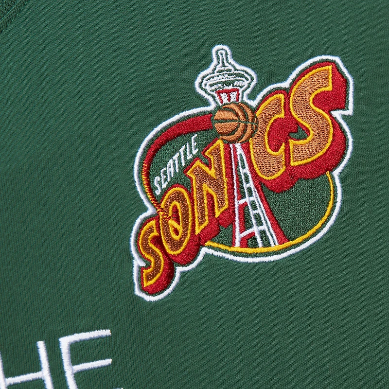 Men's Mitchell & Ness Gary Payton Green Seattle SuperSonics Premium Nickname T-Shirt