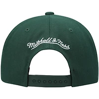 Men's Mitchell & Ness Green Seattle SuperSonics Hardwood Classics Team Ground 2.0 Snapback Hat