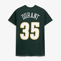 T-shirt Mitchell & Ness Kevin Durant vert Seattle SuperSonics Hardwood Classics pour homme, avec nom et numéro brodés