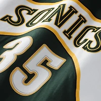 T-shirt Mitchell & Ness Kevin Durant vert Seattle SuperSonics Hardwood Classics pour homme, avec nom et numéro brodés