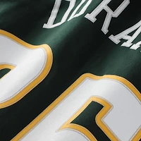Men's Mitchell & Ness Kevin Durant Green Seattle SuperSonics Hardwood Classics Stitch Name Number T-Shirt