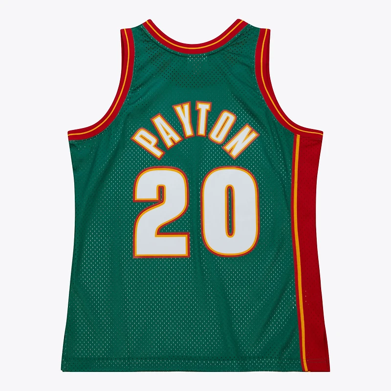 Maillot Swingman NBA SeaSup Gary Payton V100492 pour homme et femme, modèle JERMENSWG SMJYGS20087-SSUKYGN95GPA