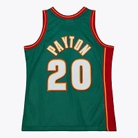Maillot Swingman NBA SeaSup Gary Payton V100492 pour homme et femme, modèle JERMENSWG SMJYGS20087-SSUKYGN95GPA