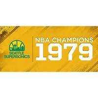 Seattle SuperSonics 1979 NBA Finals Champions 12" Replica Larry O'Brien Trophy with Sublimated Plate