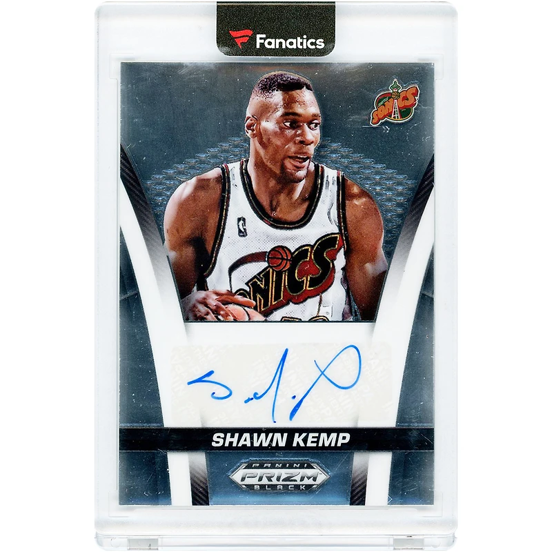 Shawn Kemp Seattle SuperSonics Autographed 2024-25 Panini Prizm #FB-KMP Card