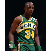 Xavier McDaniel Seattle SuperSonics Unsigned Hardwood Classics Close Up Photograph