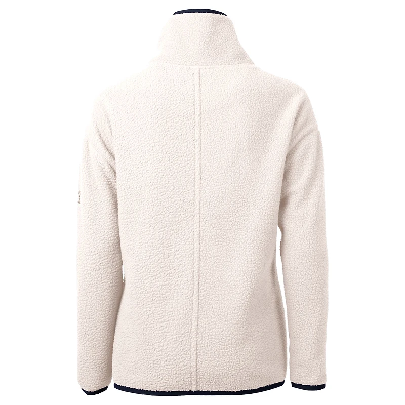 Pull-over demi-zippé en polaire Sherpa écologique Cascade pour femme Cutter & Buck Oatmeal SEC Gear