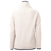 Pull-over demi-zippé en polaire Sherpa écologique Cascade pour femme Cutter & Buck Oatmeal SEC Gear