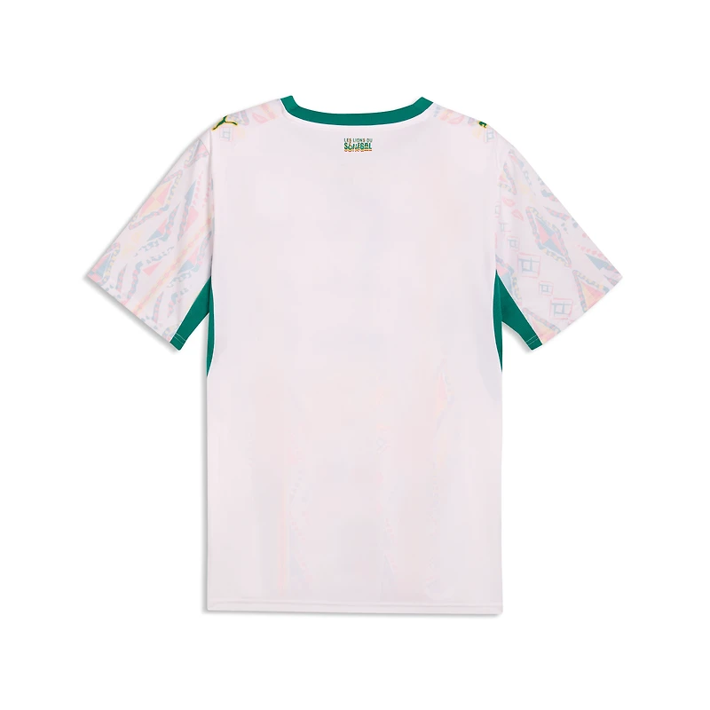 Maillot réplique domicile Puma blanc de l'équipe nationale du Sénégal 2026 pour homme