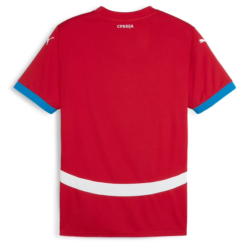 Men's Puma  Red Serbia National Team 2024 Home Replica Jersey