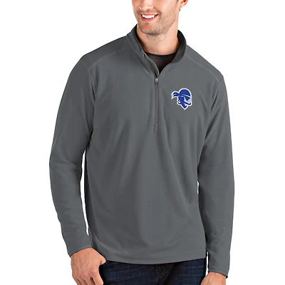 Veste à enfiler zippée quart de tour pour homme, coloris gris/anthracite, style Pirates Seton Hall, Glacier