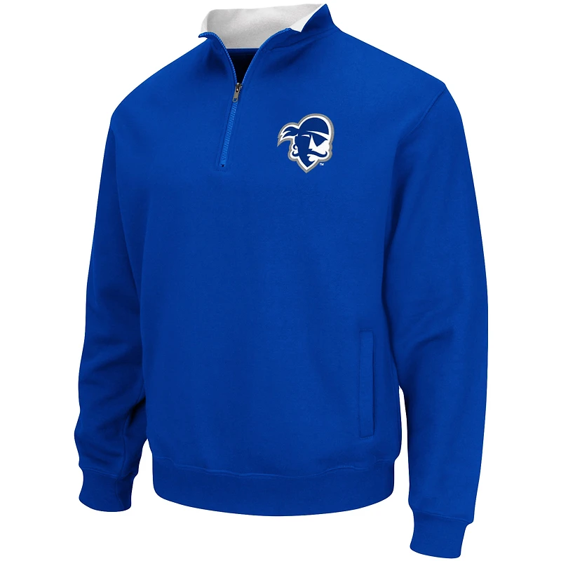 Veste Colosseum Blue Seton Hall Pirates Tortugas Logo Quarter-Zip Jacket