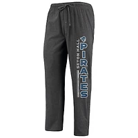 Men's Concepts Sport Heathered Charcoal/Blue Seton Hall Pirates Meter Top & Pants Sleep Set