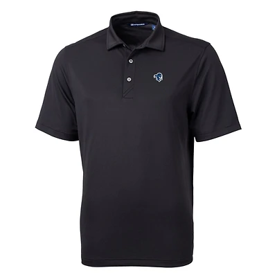 Polo recyclé Cutter & Buck noir Seton Hall Pirates grandes tailles Virtue Eco Piqué pour homme
