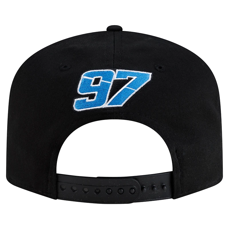Casquette ajustable New Era noire pour homme Shane van Gisbergen 2026 Trackhouse Wordmark 19TWENTY