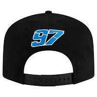 Casquette ajustable New Era noire pour homme Shane van Gisbergen 2026 Trackhouse Wordmark 19TWENTY