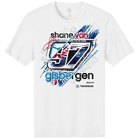 Men's Trackhouse Racing Team Collection White Shane van Gisbergen 2026 Driver Flag T-Shirt