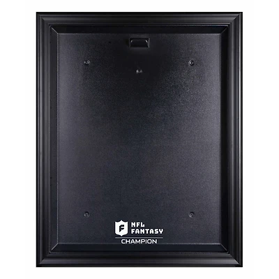 Black Framed NFL Fantasy Football Champion Team Logo Jersey Display Case