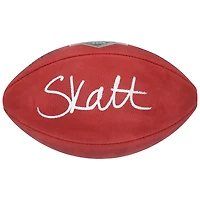 Cam Skattebo New York Giants Autographed 2025 NFL Draft Wilson Duke Football