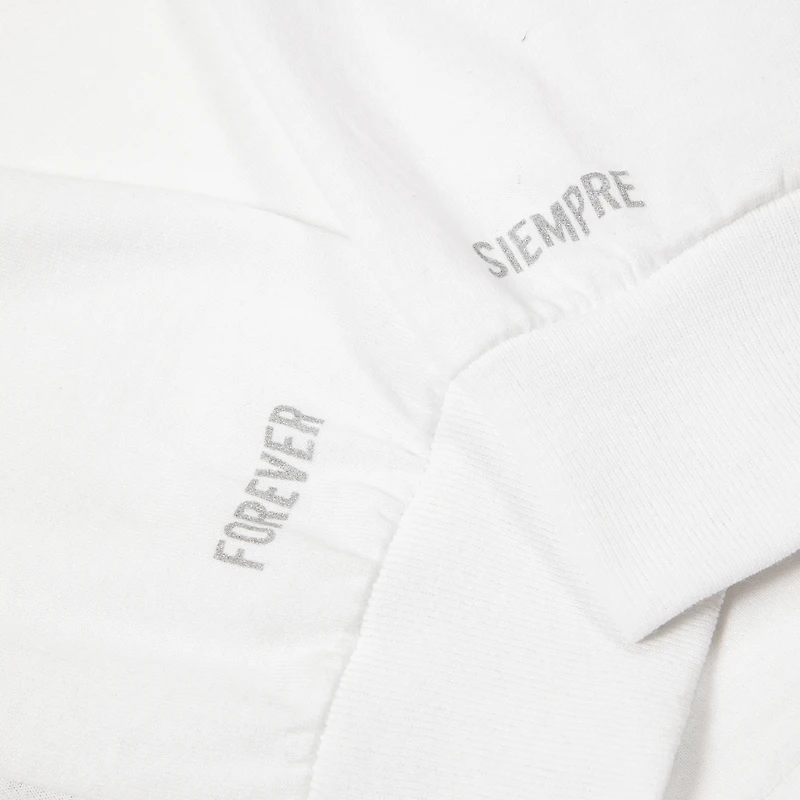 Men's Dunbrooke White ÑFL Por La Cultura '21 Collection Long Sleeve T-Shirt