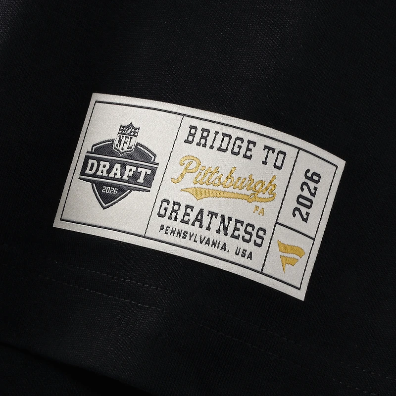 Men's Fanatics  Black 2026 NFL Draft Bridge to Greatness T-Shirt