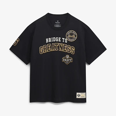 Men's Fanatics  Black 2026 NFL Draft Bridge to Greatness T-Shirt