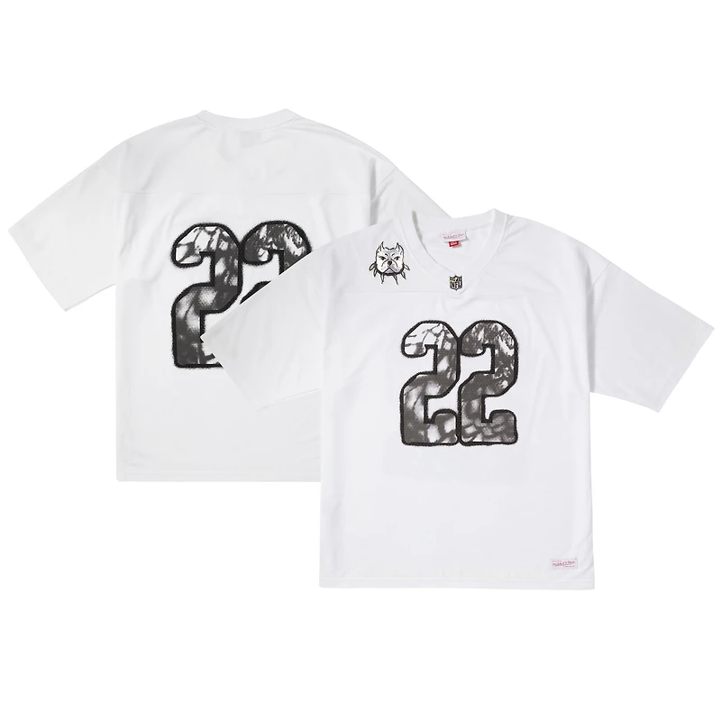 Men's Mitchell & Ness White ÑFL Por La Cultura x CHITO Limited Edition Jersey