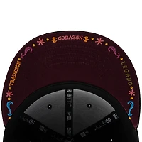 Men's New Era Black NFL Hasta La Muerte 59FIFTY Fitted Hat