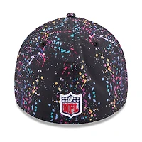 Men's New Era  Black Shield Logo 2025 NFL Crucial Catch 39THIRTY Flex Hat