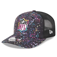Casquette ajustable New Era 9SEVENTY avec logo Black Shield 2025 NFL Crucial Catch pour homme